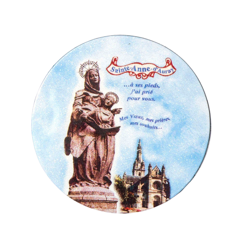 Magnet sublimation rond personnalisable -Oslash- 5 cm- -minimum12 par images-