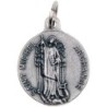 Médaille moulée ou frappée en métal couleur argentée Ø 1.8 cm. Saint Michel