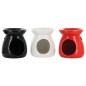 Brûle parfum en céramique Ø 8,5 cm H 10 cm. LOT DE 3 ASSORTIS