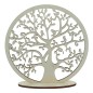 Arbre de vie en bois naturel sur socle diamètre 20 cm.