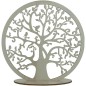 Arbre de vie en bois naturel sur socle diamètre 30 cm.