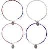 Bracelet tennis en metal avec zircon. Existe de differentes couleurs.