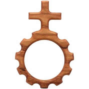 Dizainier scout en bois d'olivier hauteur 4.5 cm.