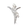 Pendentif en argent 925 °/°°  H. 2 cm de saint Michel (1,40 g). Livre en boite.