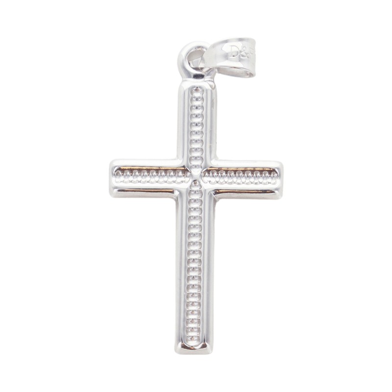 Croix en argent 925 °/°° H. 2,2 cm (0,50 g). Livree en boite