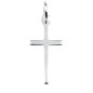 Croix de cou baton fine en argent 925 -deg---deg--deg- H- 2 cm -0-96 g-- Livree en boite