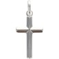 Croix de cou baton en argent 925 °/°° H. 2 cm (0,70 g). Livree en boite