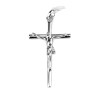 Croix de cou en argent 925 °/°° avec Christ H. 3,5 cm (2,59 g). Livree en boite