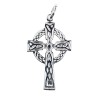 Croix de cou celte en argent 925 (1,77 g) – H. 2,6 cm. Livrée en boîte.
