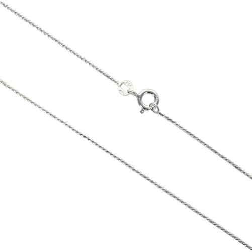 Chaine argent 925 °/°° maille Egyptienne, fermoir rond a ressort.