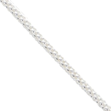 Chaine argent 925 °/°°, fermoir rond a ressort.