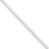 Chaine argent 925 °/°°, fermoir rond a ressort.