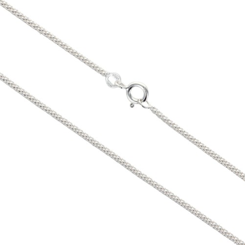 Chaine argent 925 °/°°, fermoir rond a ressort.