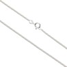 Chaine argent 925 °/°°, fermoir rond a ressort.