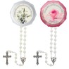 Chapelet grains ronds fluo  à 6 mm- sur chaine de couleur argenté longueur jusqu'au coeur 33 cm- Différents parfums-