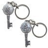 Porte-cles H. 5 cm en forme de cles. Plusieurs saints