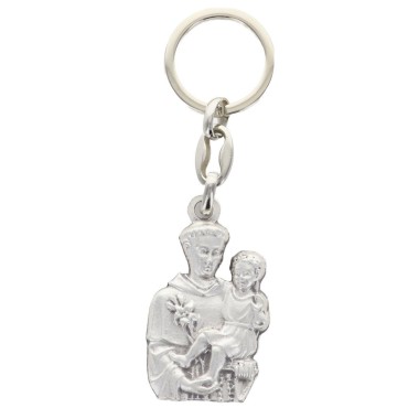 Porte-clés métal saint Antoine H. 5 cm