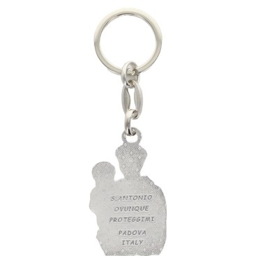 Porte-clés métal saint Antoine H. 5 cm