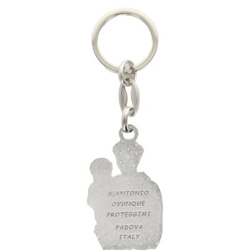 Porte-clés métal saint Antoine H. 5 cm