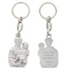 Porte-clés métal saint Antoine H. 5 cm