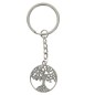 Porte-clés arbre de vie en métal   Ø 3 cm.