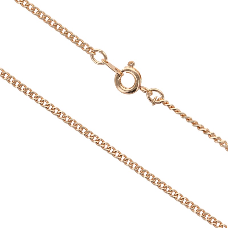 Chaine couleur doree maille gourmette Ø 2 mm, plusieurs longueurs.