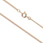 Chaine couleur doree maille gourmette Ø 2 mm, plusieurs longueurs.