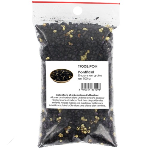 Collection d’encens en grains présentée en sachet de 100 grammes-