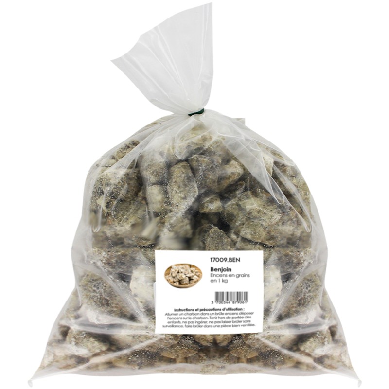 Collection d’encens en grains présentée en sachet de 1 KG-
