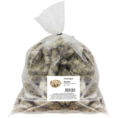 Collection d’encens en grains présentée en sachet de 1 KG-