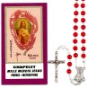 Chapelet de dévotion des milles mercis de Jésus (25 Dizaines) avec notice explicative, livre en sachet individuel.