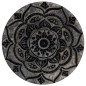 Brûle-encens en stéatite décorée pour bâtonnets, Ø 9 cm. Livré en boîte individuelle.