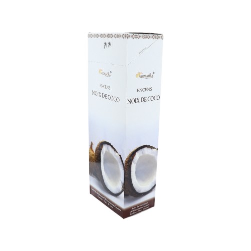 Bo-îte de 6 tubes Aromatika de 20 batônnets d'encens roulés à la main "Massala"  100% naturel (20 grammes)