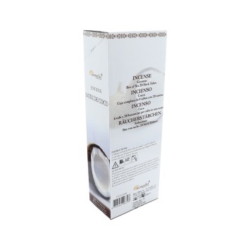 Boîte de 6 tubes Aromatika, 20 bâtonnets d'encens Massala naturels (20 g)