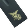 Br-ucirc-le-encens en aluminium d-eacute-cor-eacute-- motif Saint Michel- pour b-acirc-tonnets- L- 26 cm- Bo-icirc-te de 4-