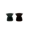 Brule parfum en ceramique decor en relief. H 6.50 cm Ø 7 cm. Boite presentoir de 20 pieces couleurs assorties.