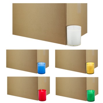 Veilleuse votive 20/24 heures, hauteur 6,5 cm, diametre 5 cm  ( VO 5) VENDUE PAR CARTON