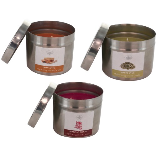 Bougie parfumee de differents parfums dans une boite de 150 gr duree environ 30 heures.