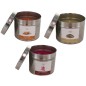 Bougie parfumee de differents parfums dans une boite de 150 gr duree environ 30 heures.