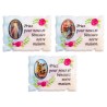 Magnet en résine H. 5,5 x 8 cm avec prière pour la maison et résine, plusieurs saints.