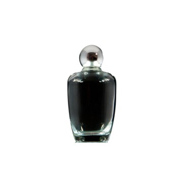Bouteille verre  40 ml - H. 10cm + résine