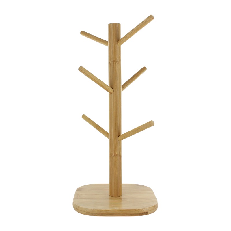 Presentoir en bois 16 x 16 x H. 35,5 cm