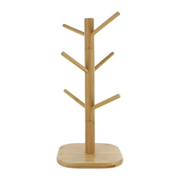 Presentoir en bois 16 x 16 x H. 35,5 cm