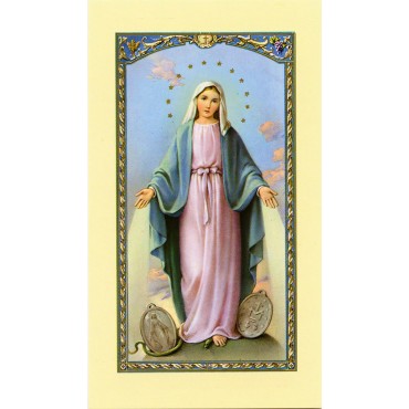 Image de prière – Format 6,5 x 11,5 cm, plusieurs saints.