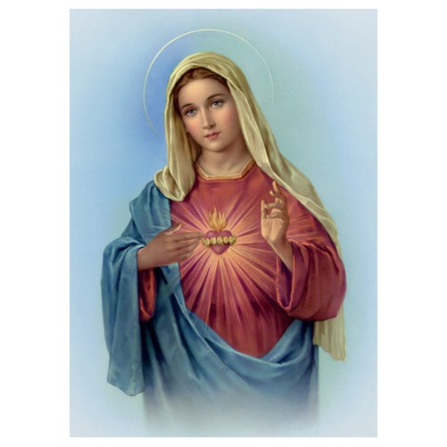 Poster image papier (135 g) H.26 x 19 cm, plusieurs saints.