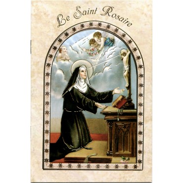 Livret de priere du saint Rosaire H.14x9 cm, plusieurs saints.