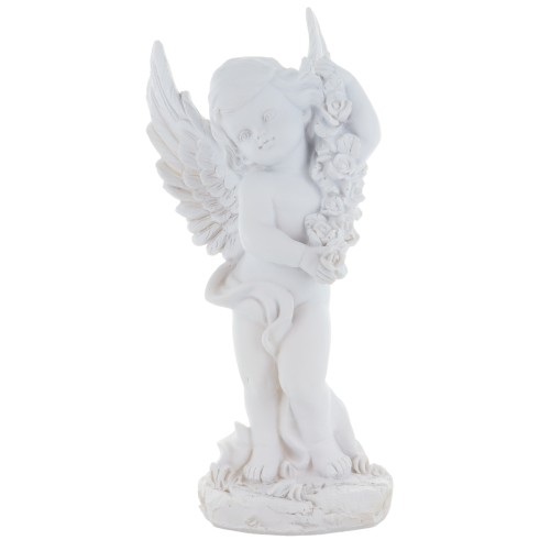 Anges en resine - H. 27.5 cm. LOT DE 2 ASSORTIS
