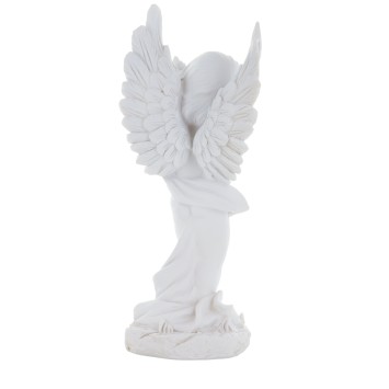 Anges en resine - H. 27.5 cm. LOT DE 2 ASSORTIS