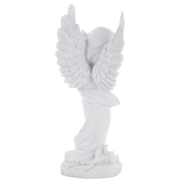 Anges en resine - H. 27.5 cm. LOT DE 2 ASSORTIS