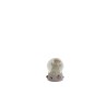 Boite de 12 boules a neige en verre avec ange et decor roses - H. 6 cm. (3 lots de 4 boules assorties)